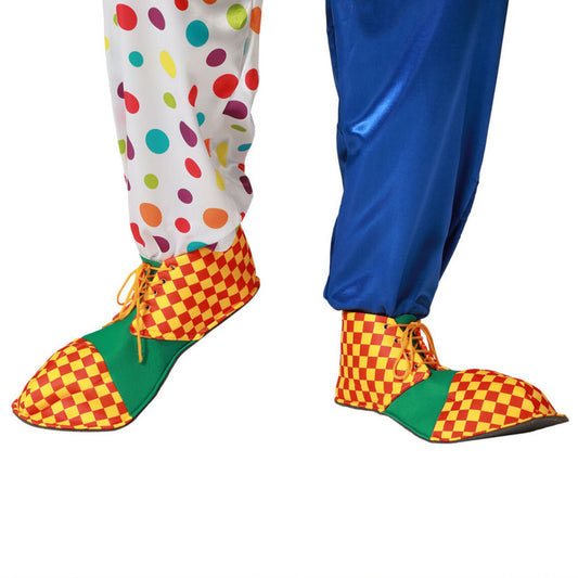 Färgglada Rutiga Clownskor