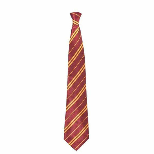 En klassisk, röd och gul-randig slips, liknande den som bärs av elever i Gryffindor.