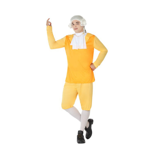 Extravagant Gul 1700-tals Hovdräkt