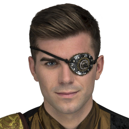 Mekanisk Steampunk Ögonlapp